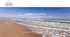 Desktop Screenshot of campingeucaliptus.com