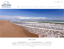 Tablet Screenshot of campingeucaliptus.com